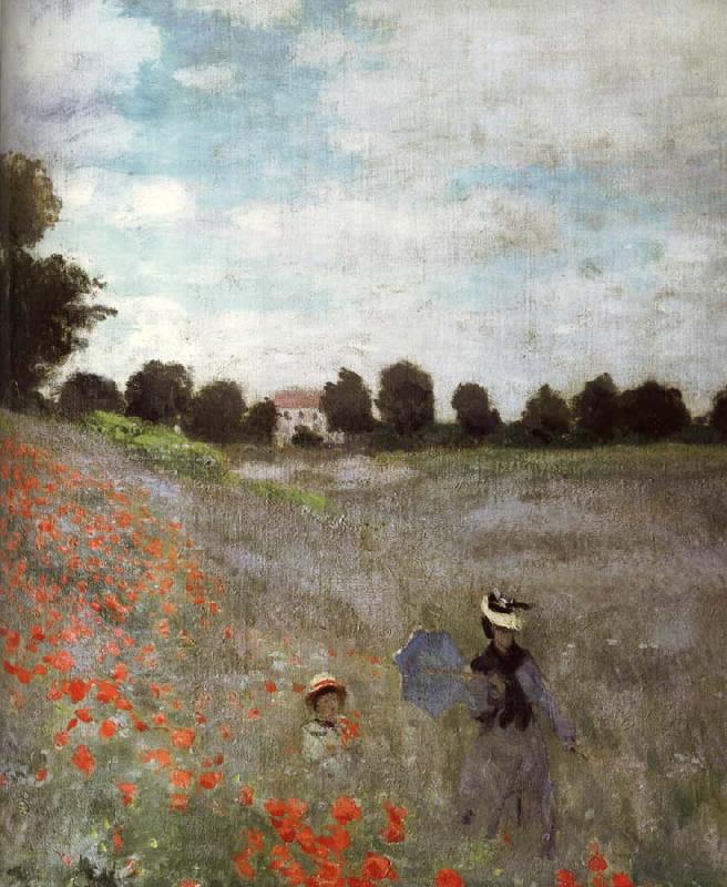 Claude Monet Details of Poppies Sweden oil painting art